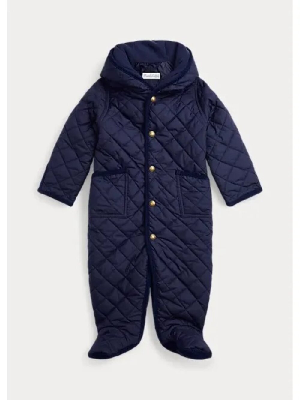 Ralph Lauren Baby Boys Water-Repellent Hooded Barn Bunting, Size 6 months